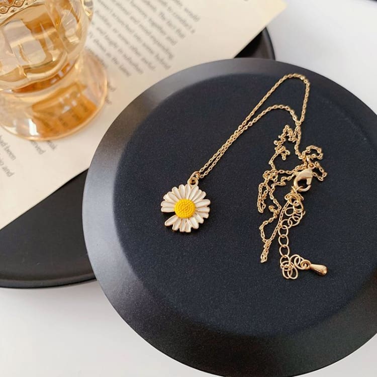 Collier ’Inspiration de la Nature’ Doré - Marguerite - collier