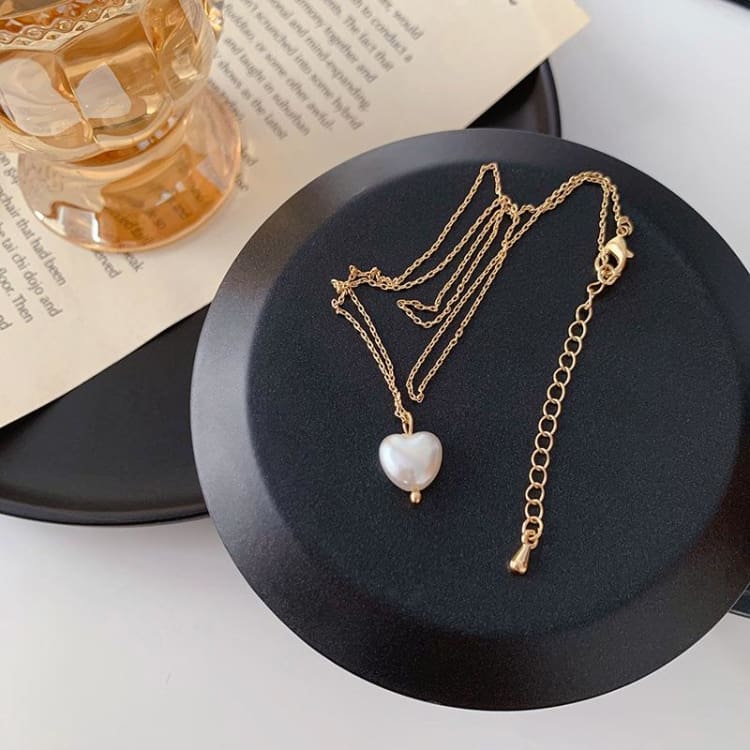 Collier ’Inspiration de la Nature’ Doré - Coeur - collier