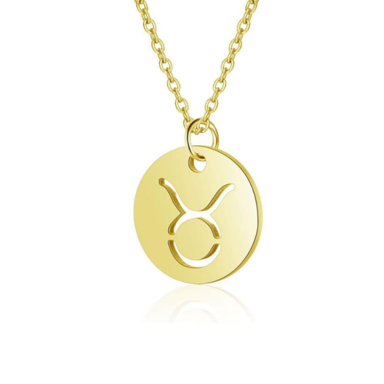 Collier Médaille du Zodiac - Taureau - collier