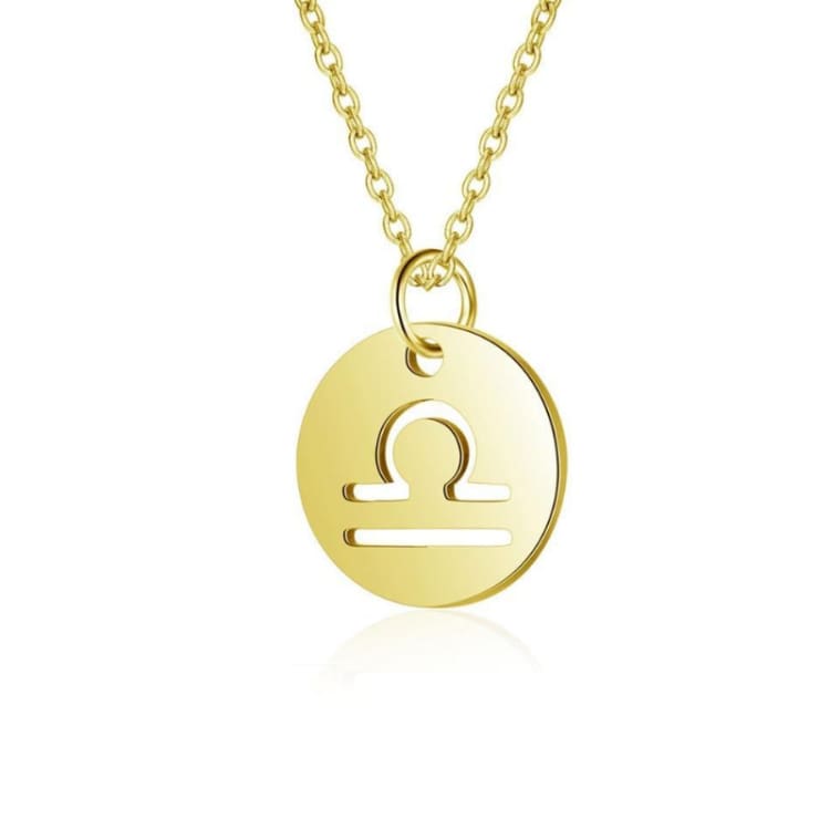 Collier Médaille du Zodiac - Balance - collier