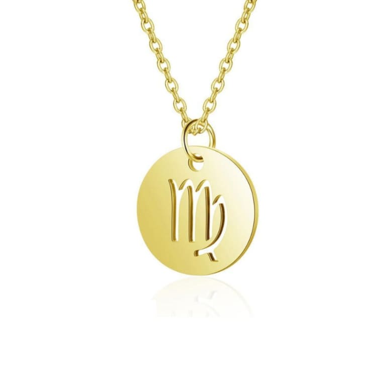 Collier Médaille du Zodiac - Vierge - collier