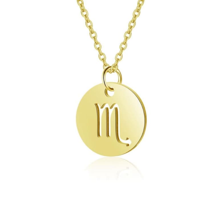 Collier Médaille du Zodiac - Scorpion - collier