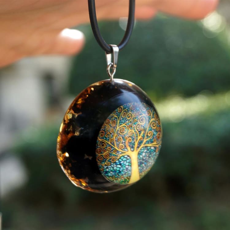 Collier Orgonite - Arbre de vie - Collier