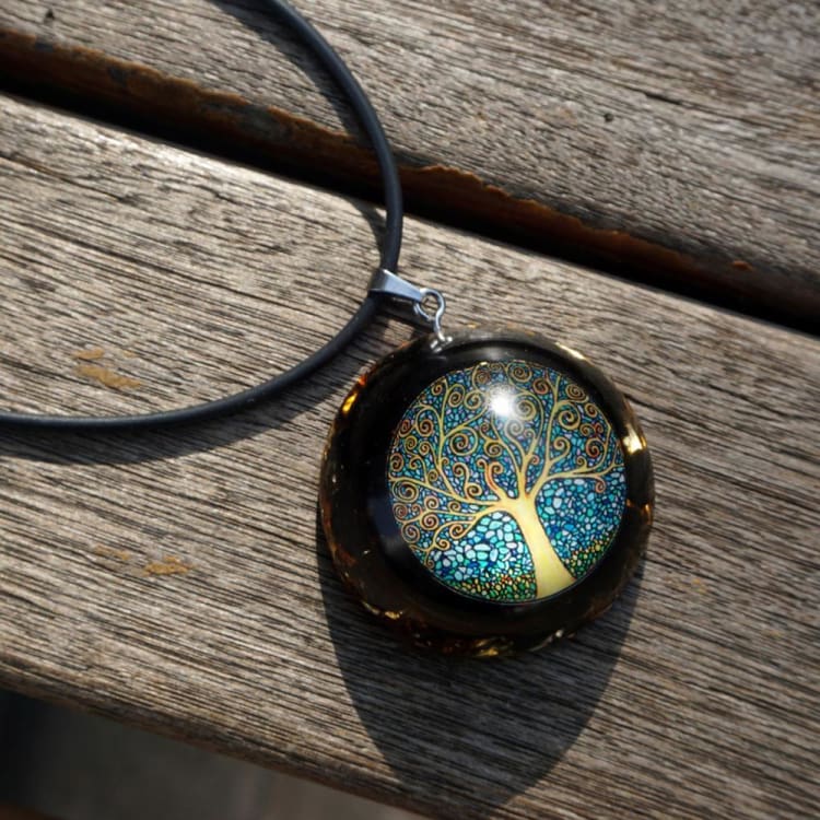 Collier Orgonite - Arbre de vie - Collier