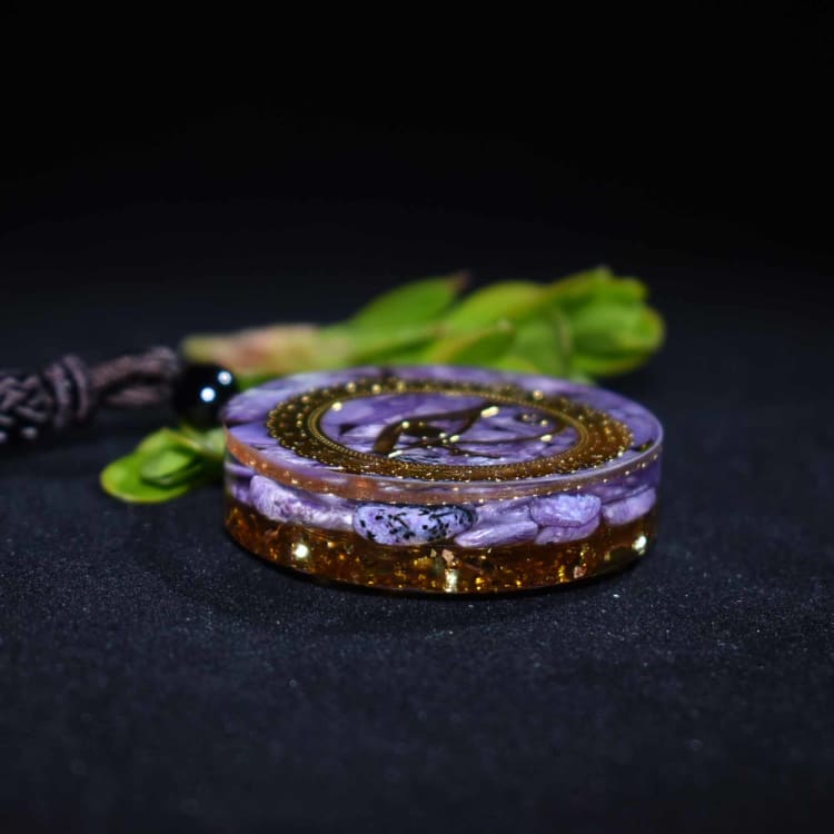 Collier Orgonite La Paix de l’Améthyste - collier