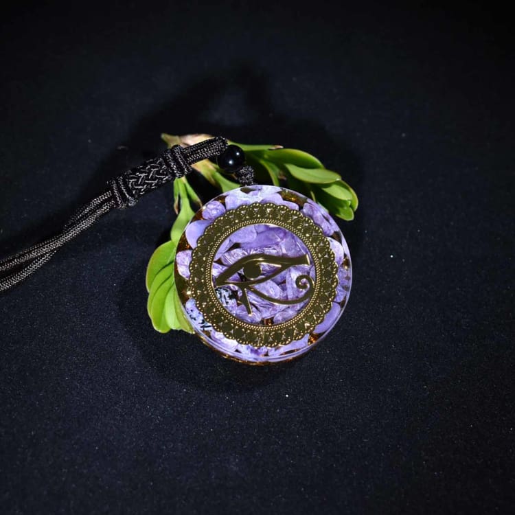 Collier Orgonite La Paix de l’Améthyste - collier