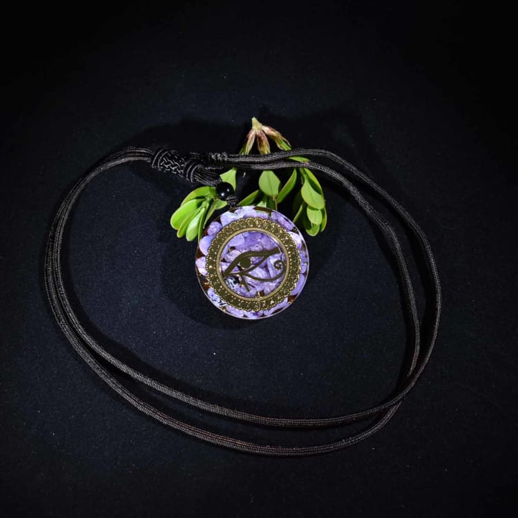 Collier Orgonite La Paix de l’Améthyste - collier