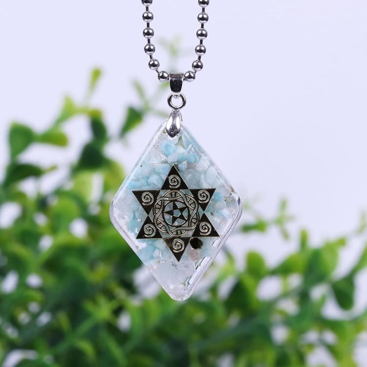 Collier Orgonite L’énergie de l’Amazonite - Collier