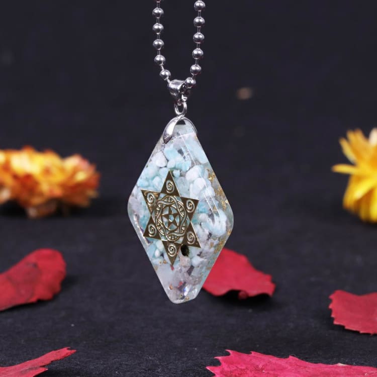Collier Orgonite L’énergie de l’Amazonite - Collier