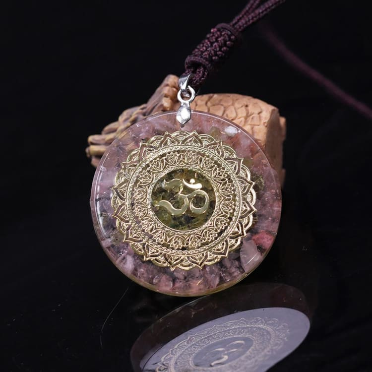 Collier Orgonite Tendresse du Quartz Rose - Collier