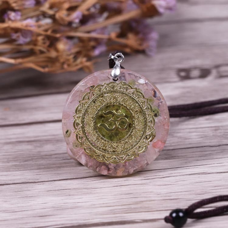 Collier Orgonite Tendresse du Quartz Rose - Collier