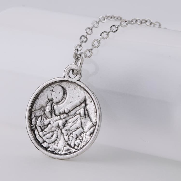 Collier paysage lunaire - collier