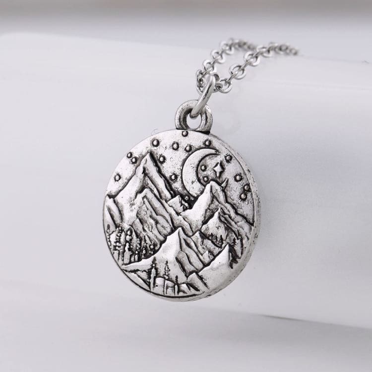 Collier paysage lunaire - collier