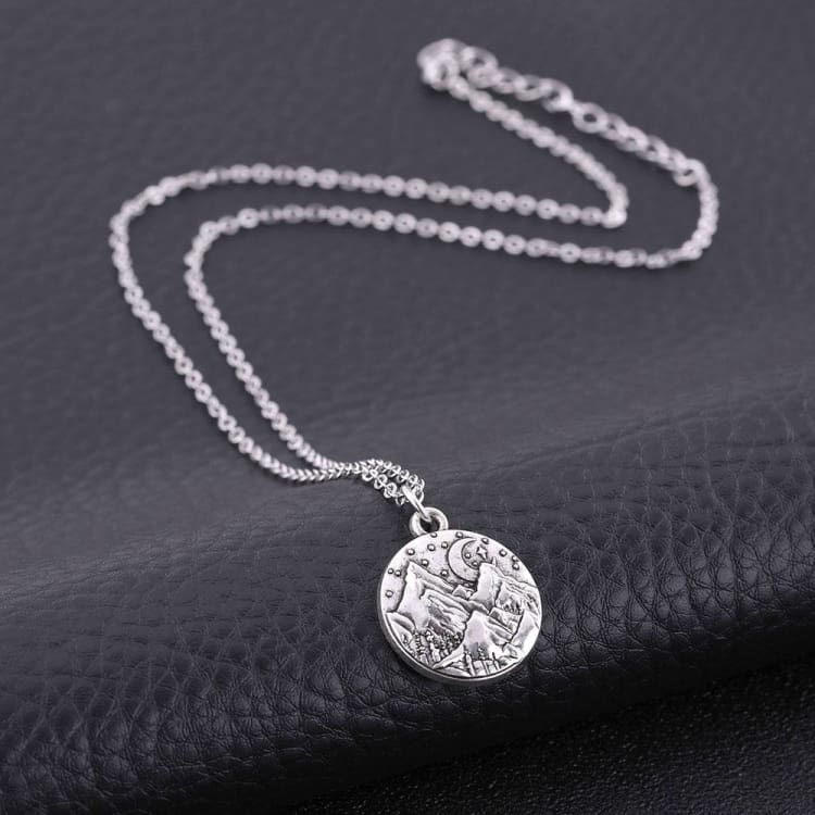 Collier paysage lunaire - collier