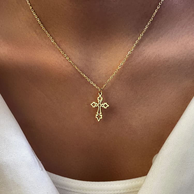 Collier Résurrection avec croix - Collier