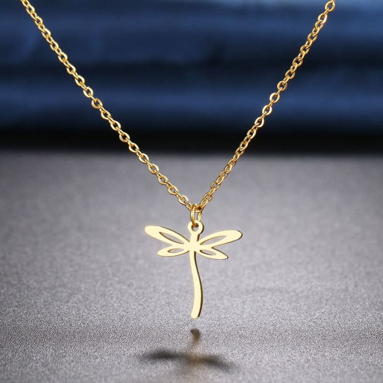 Collier ’Sagesse’ orné d’une libellule Image