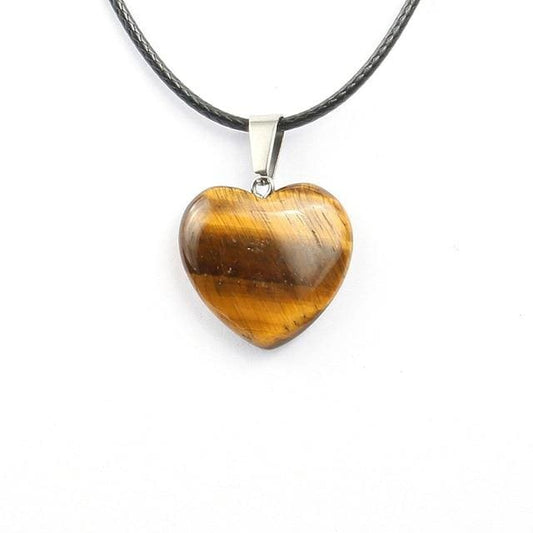 Colliers Cur En Pierre - Il De Tigre - Collier