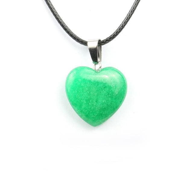 Colliers Cur En Pierre - Jade - Collier