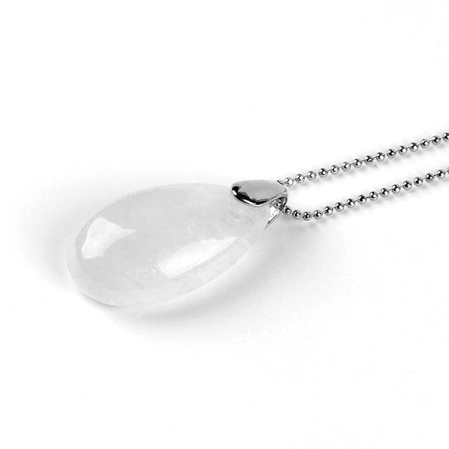 Colliers Goutte en Pierres - Cristal de roche - collier