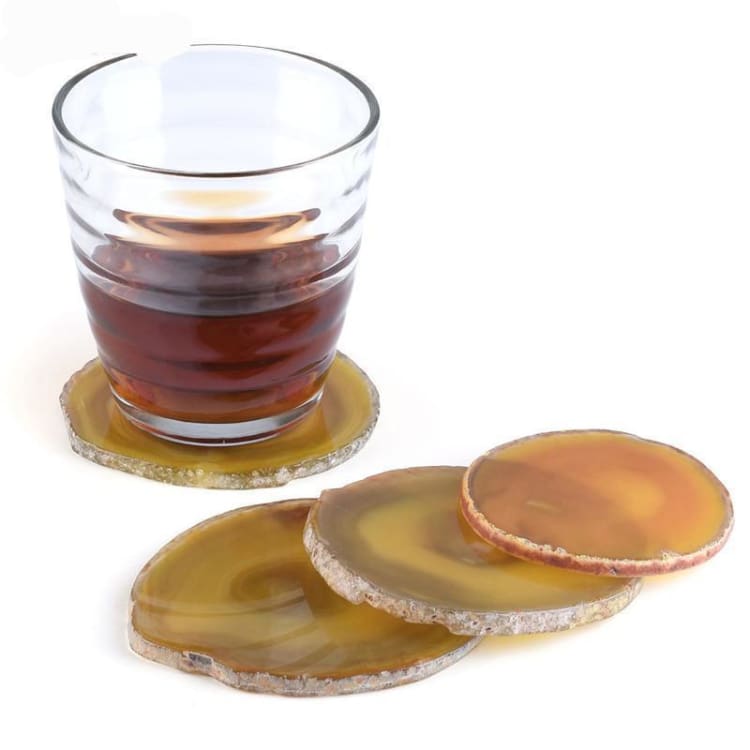 Dessous De Verre En Agate - Decoration