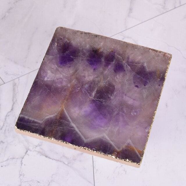 Dessous de verre en Améthyste