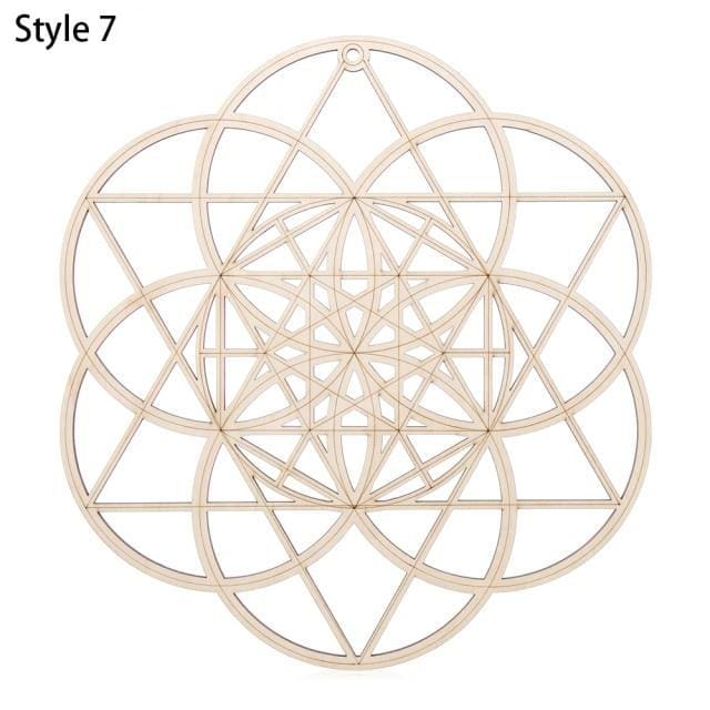 Dessous de verre faits en bois - Style 7 - Décoration