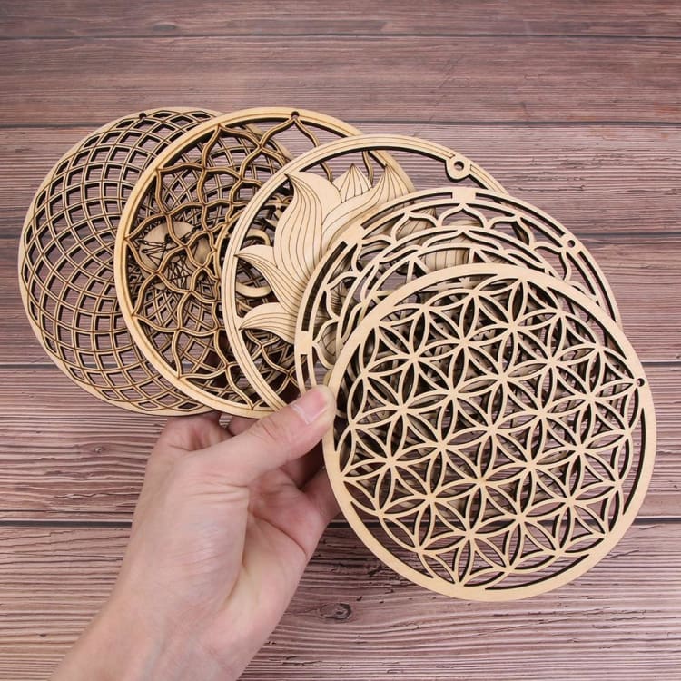 Dessous de verre faits en bois - Décoration