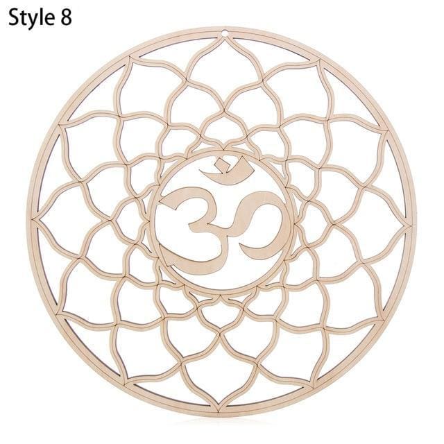 Dessous de verre faits en bois - Style 8 - Décoration