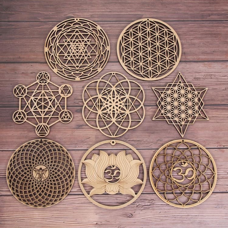 Dessous de verre faits en bois - Décoration