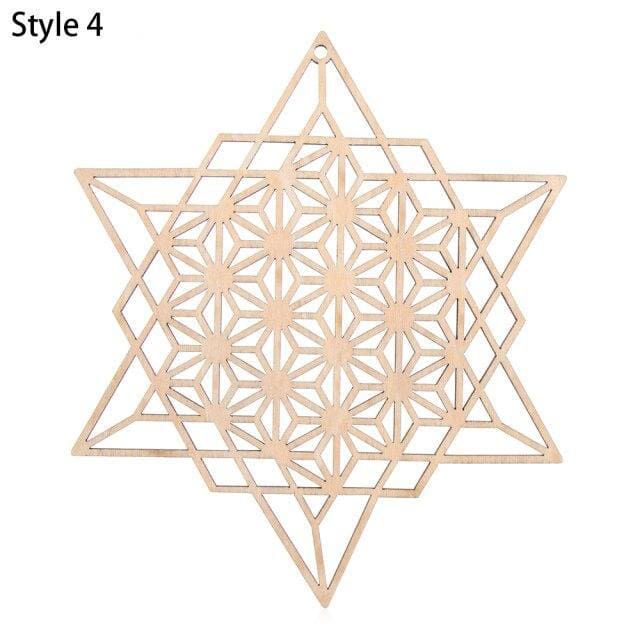 Dessous de verre faits en bois - Style 4 - Décoration