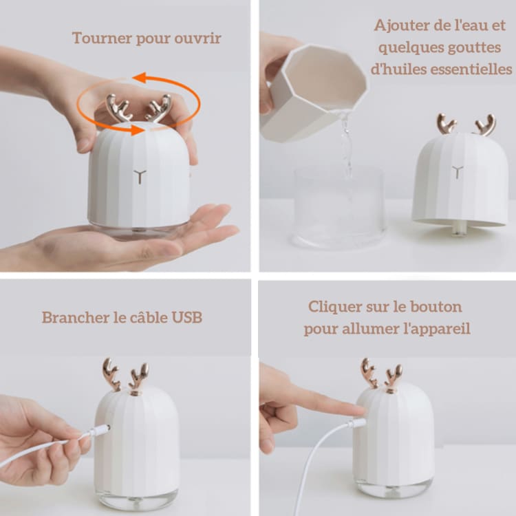 Diffuseur dHuiles Essentielles Renne - aromatherapie