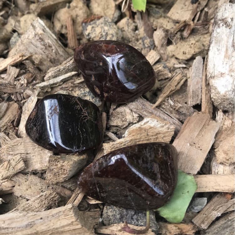 Grenat Rouge roulé - pierre