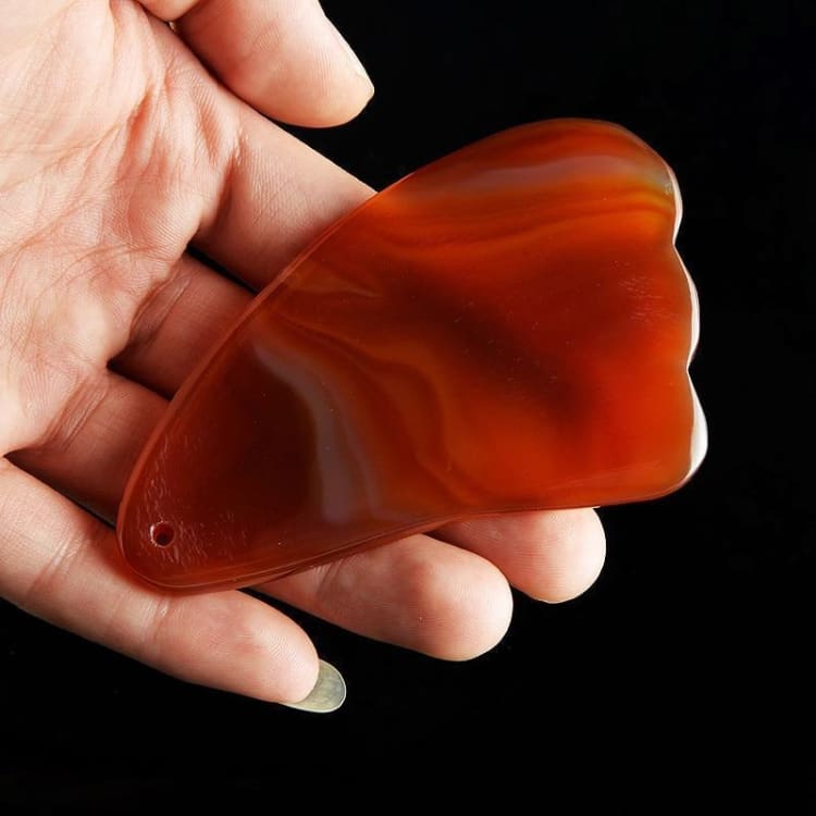 Gua Sha en Cornaline