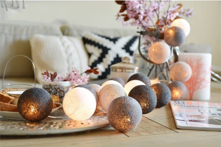 Guirlande ’Nuance de gris’