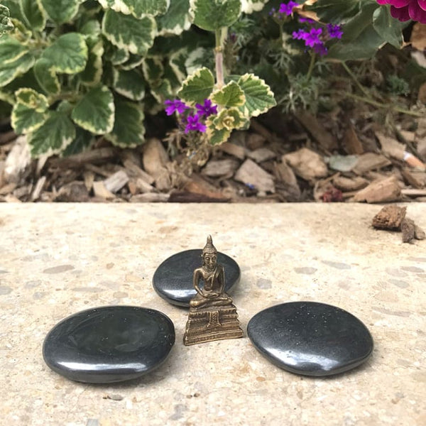 Pendentif En Hématite Plate - Collier Pierre Naturelle - France Minéraux - Neuf Avec étiquettes