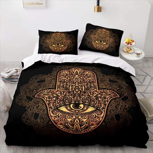 Parure de lit ’ la main de fatma ’ - 245x210cm