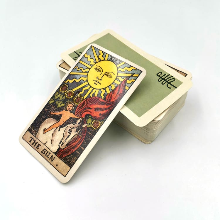Jeux de Tarot 78 cartes en Anglais - Design Retro