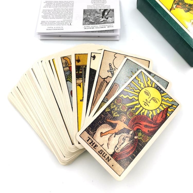 Jeux de Tarot 78 cartes en Anglais - Design Retro