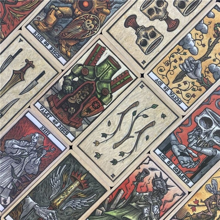 Jeu de tarot 78 cartes - L’univers de Guillermo Del Toro