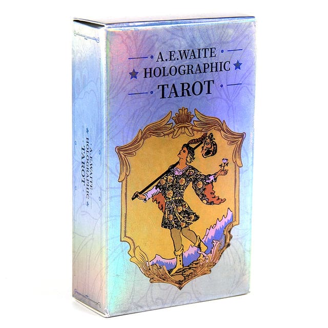 Jeu de Tarot en anglais holographique pour débutant