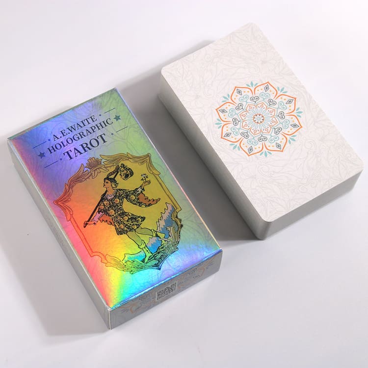 Jeu de Tarot en anglais holographique pour débutant