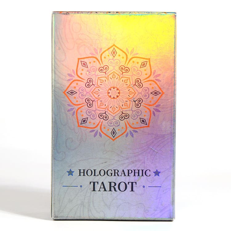 Jeu de Tarot en anglais holographique pour débutant
