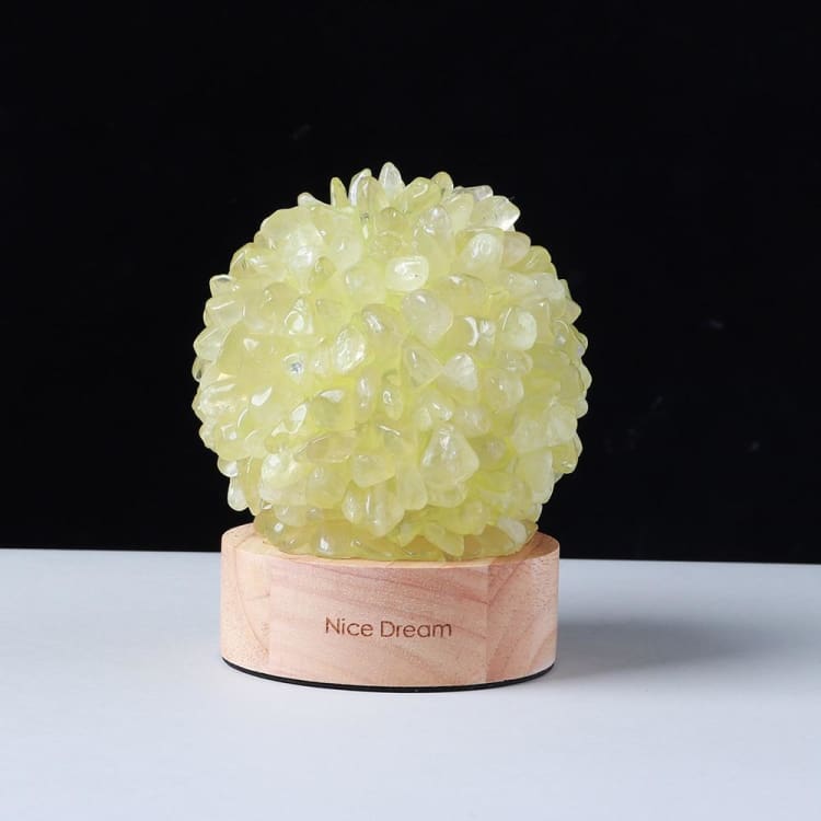 Lampe de chevet en Citrine