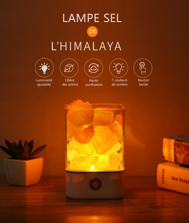 Lampe Sel de lHimalaya - luminaire