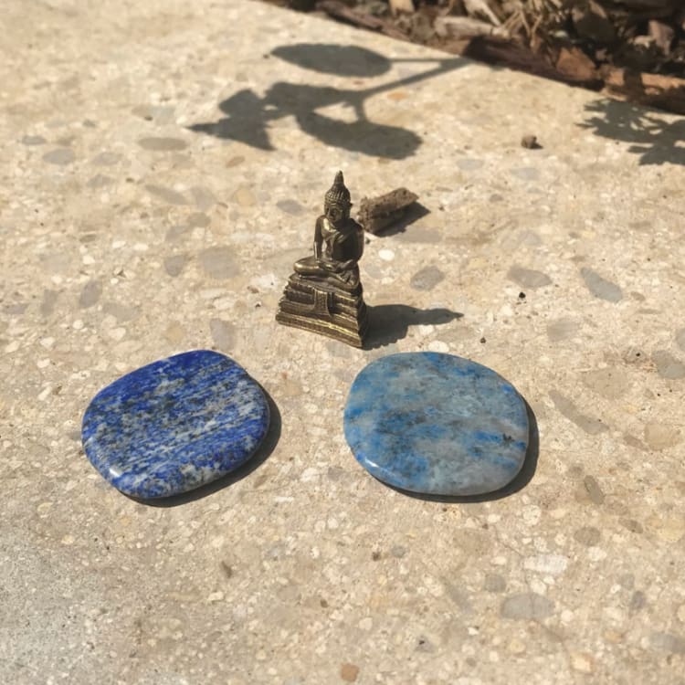 Lapis Lazuli Pierre Plate - pierre