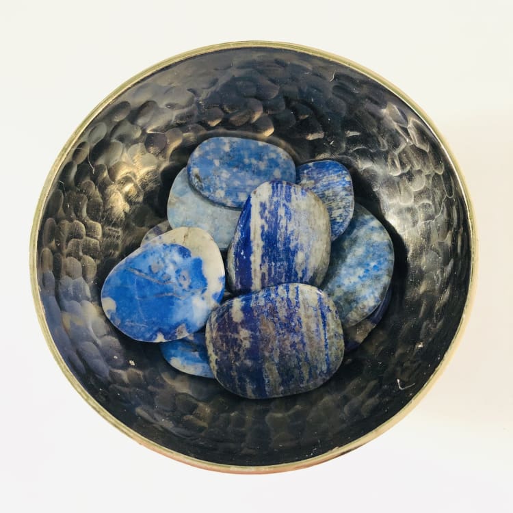Lapis Lazuli Pierre Plate - pierre