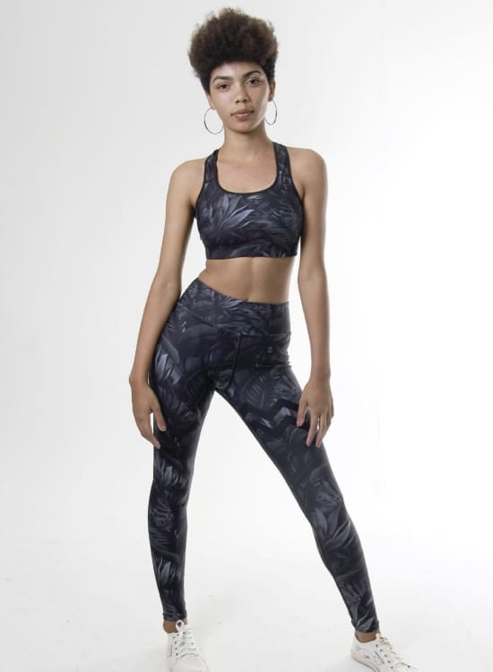 Legging de Yoga - Black Feather