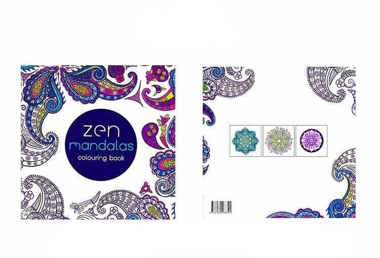 Lot de 4 Livres de Mandalas à Colorier - Accessoire enfant