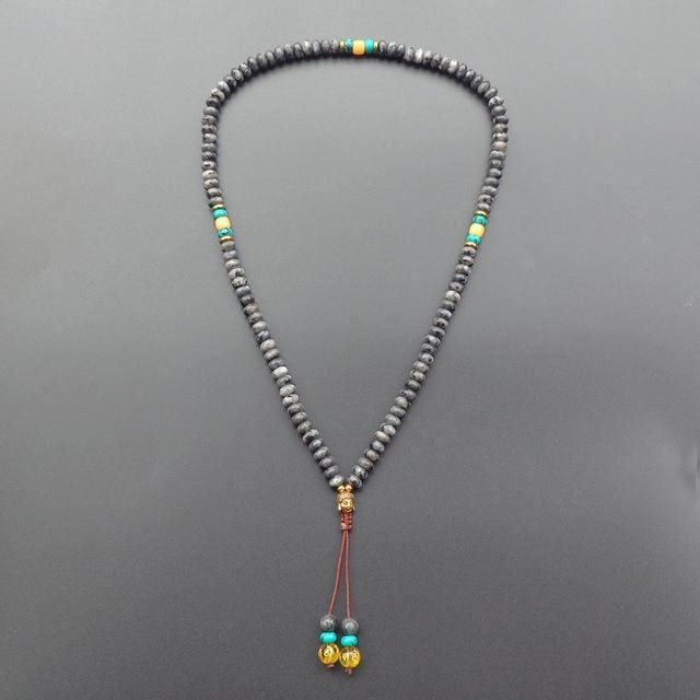 Mala En Amazonite Ou Labradorite - Labradorite - Collier