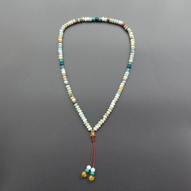 Mala En Amazonite Ou Labradorite - Amazonite - Collier